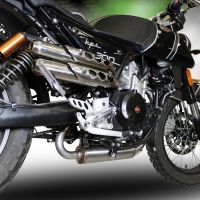 Exhaust compatible with F.B. Mondial Hps 300 2018-2019, Decatalizzatore, Decat pipe 