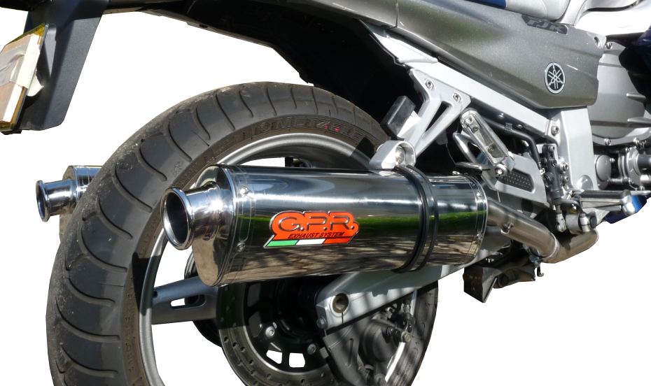 Egzoz ile uyumlu Yamaha Fjr 1300 2001-2005, Trioval, Homologe sistem Double Susturucu ve özel bağlantı borusu 