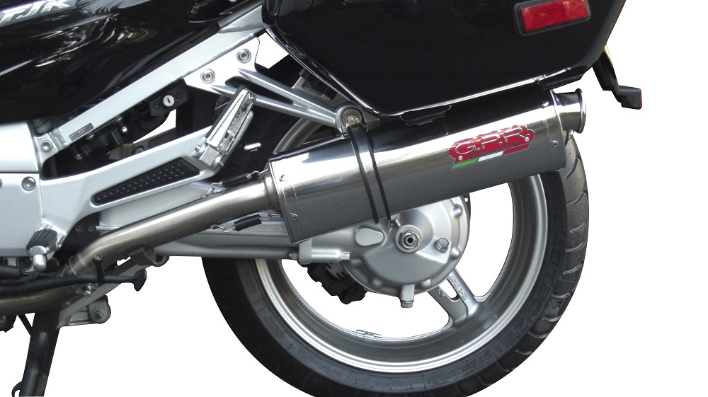 Egzoz ile uyumlu Yamaha Fjr 1300 2006-2016, Trioval, Homologe sistem Double Susturucu ve özel bağlantı borusu 