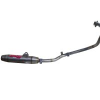 Egzoz ile uyumlu Yamaha FZ 16 Byson 160 2010-2010, Deeptone Inox, Onaylanmış ve yasal, çıkarılabilir db öldürücü dahil tam sistem egzozu 