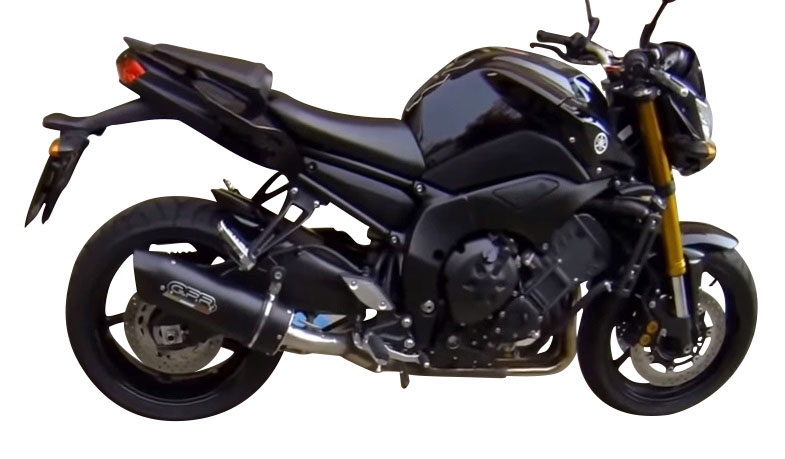 Egzoz ile uyumlu Yamaha Fz 8 2010-2016, Furore Nero, Egzoz yasal, onaylı, çıkarılabilir db killer ve bağlantı borulu susturucu 