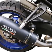 Egzoz ile uyumlu Yamaha Fz 8 2010-2016, Furore Nero, Egzoz yasal, onaylı, çıkarılabilir db killer ve bağlantı borulu susturucu 