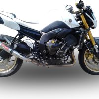 Egzoz ile uyumlu Yamaha Fz 8 2010-2016, Deeptone Inox, Egzoz yasal, onaylı, çıkarılabilir db killer ve bağlantı borulu susturucu 