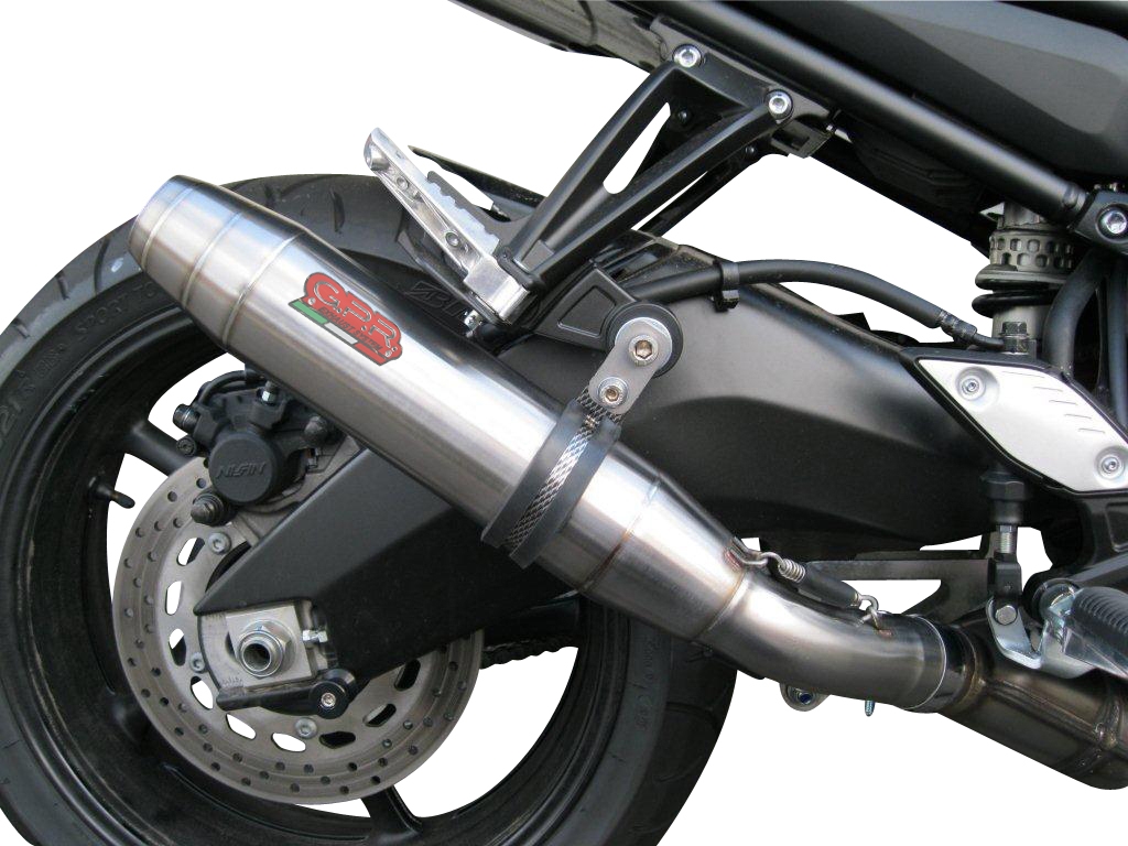 Egzoz ile uyumlu Yamaha Fz 8 2010-2016, Deeptone Inox, Egzoz yasal, onaylı, çıkarılabilir db killer ve bağlantı borulu susturucu 