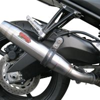 Egzoz ile uyumlu Yamaha Fz 8 2010-2016, Deeptone Inox, Egzoz yasal, onaylı, çıkarılabilir db killer ve bağlantı borulu susturucu 
