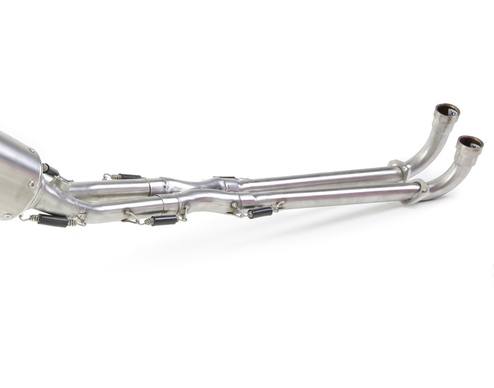 Egzoz ile uyumlu Yamaha T-Max 500 2001-2011, Satinox , Onaylanmış ve yasal, çıkarılabilir db öldürücü dahil tam sistem egzozu 