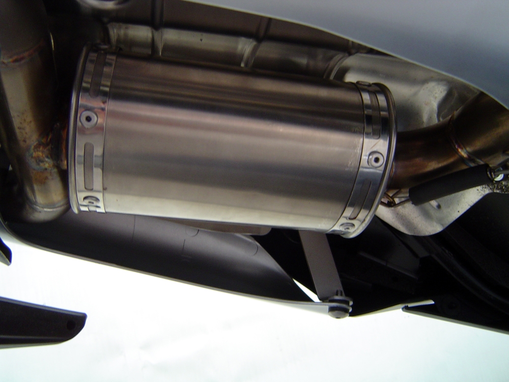Egzoz ile uyumlu Suzuki Gsr 600 2006-2011, Titanium Oval , Egzoz yasal, onaylı, çıkarılabilir db killer ve bağlantı borulu susturucu 