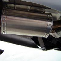 Egzoz ile uyumlu Suzuki Gsr 600 2006-2011, Titanium Oval , Egzoz yasal, onaylı, çıkarılabilir db killer ve bağlantı borulu susturucu 