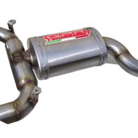 Egzoz ile uyumlu Suzuki Gsr 600 2006-2011, Titanium Oval , Egzoz yasal, onaylı, çıkarılabilir db killer ve bağlantı borulu susturucu 