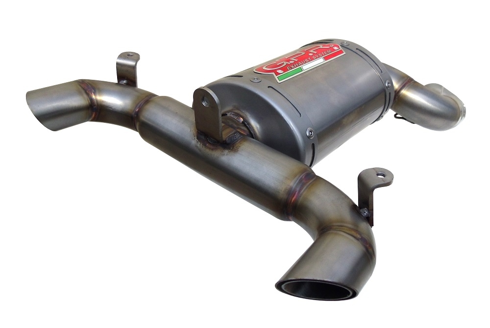 Egzoz ile uyumlu Suzuki Gsr 600 2006-2011, Titanium Oval , Egzoz yasal, onaylı, çıkarılabilir db killer ve bağlantı borulu susturucu 