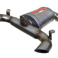 Egzoz ile uyumlu Suzuki Gsr 600 2006-2011, Titanium Oval , Egzoz yasal, onaylı, çıkarılabilir db killer ve bağlantı borulu susturucu 