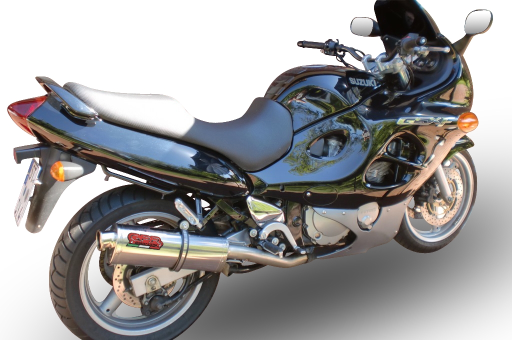 Egzoz ile uyumlu Suzuki Gsx750F 1998-2004, Trioval, Egzoz yasal, onaylı, çıkarılabilir db killer ve bağlantı borulu susturucu 