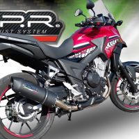 Egzoz ile uyumlu Honda Cb 400 X 2016-2018, Furore Evo4 Nero, Egzoz yasal, onaylı, çıkarılabilir db killer ve bağlantı borulu susturucu 