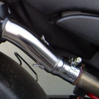 Exhaust compatible with Honda Hornet 900 - Cb 900 F 2002-2005, Trioval, Dual Homologated legal slip-on exhaust including removable db killers and link pipes 