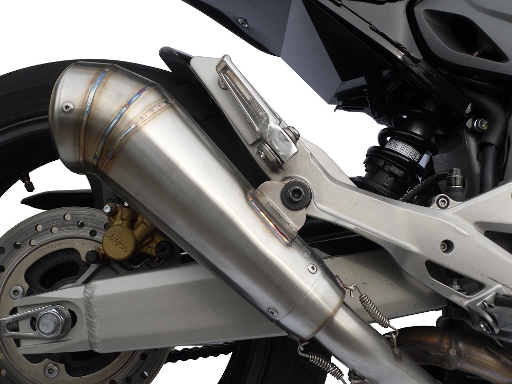 Egzoz ile uyumlu Honda Cbr 600 F 2011-2014, Powercone Evo, Egzoz yasal, onaylı, çıkarılabilir db killer ve bağlantı borulu susturucu 