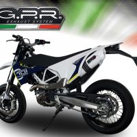Egzoz ile uyumlu Husqvarna Supermoto 701 2021-2024, Albus Evo4, Onaylı egzoz, bağlantı borusu ve çıkarılabilir db öldürücü dahil Avrupa DIŞI pazarlar için yasal 