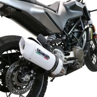 Egzoz ile uyumlu Husqvarna Vitpilen 401 2021-2023, Albus Evo4, Egzoz yasal, onaylı, çıkarılabilir db killer ve bağlantı borulu susturucu 