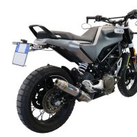 Egzoz ile uyumlu Husqvarna Vitpilen 401 2021-2023, Deeptone Inox, Egzoz yasal, onaylı, çıkarılabilir db killer ve bağlantı borulu susturucu 