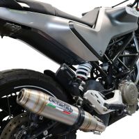 Egzoz ile uyumlu Husqvarna Vitpilen 401 2021-2023, Deeptone Inox, Egzoz yasal, onaylı, çıkarılabilir db killer ve bağlantı borulu susturucu 