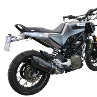 Egzoz ile uyumlu Husqvarna Vitpilen 401 2021-2023, Furore Evo4 Nero, Egzoz yasal, onaylı, çıkarılabilir db killer ve bağlantı borulu susturucu 