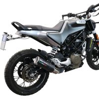 Egzoz ile uyumlu Husqvarna Vitpilen 401 2020-2020, M3 Black Titanium, Egzoz yasal, onaylı, çıkarılabilir db killer ve bağlantı borulu susturucu 