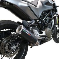 Egzoz ile uyumlu Husqvarna Vitpilen 401 2020-2020, M3 Black Titanium, Egzoz yasal, onaylı, çıkarılabilir db killer ve bağlantı borulu susturucu 