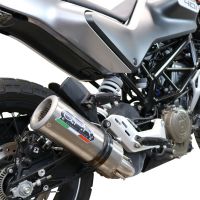 Egzoz ile uyumlu Husqvarna Vitpilen 401 2020-2020, M3 Inox , Egzoz yasal, onaylı, çıkarılabilir db killer ve bağlantı borulu susturucu 
