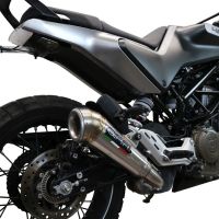 Egzoz ile uyumlu Husqvarna Vitpilen 401 2021-2023, Powercone Evo, Egzoz yasal, onaylı, çıkarılabilir db killer ve bağlantı borulu susturucu 