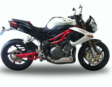 Egzoz ile uyumlu Benelli Tnt 899 2008-2016, Tiburon Poppy, Egzoz yasal, onaylı, çıkarılabilir db killer ve bağlantı borulu susturucu 