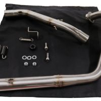 Egzoz ile uyumlu Zontes Zt 125 G1 - U - U1 - Z2 2020-2024, Albus Ceramic, Yalnızca gürültü için onaylanan sistem, AB dışındaki pazarlar için geçerlidir Tam hat, susturucu artı toplayıcı 