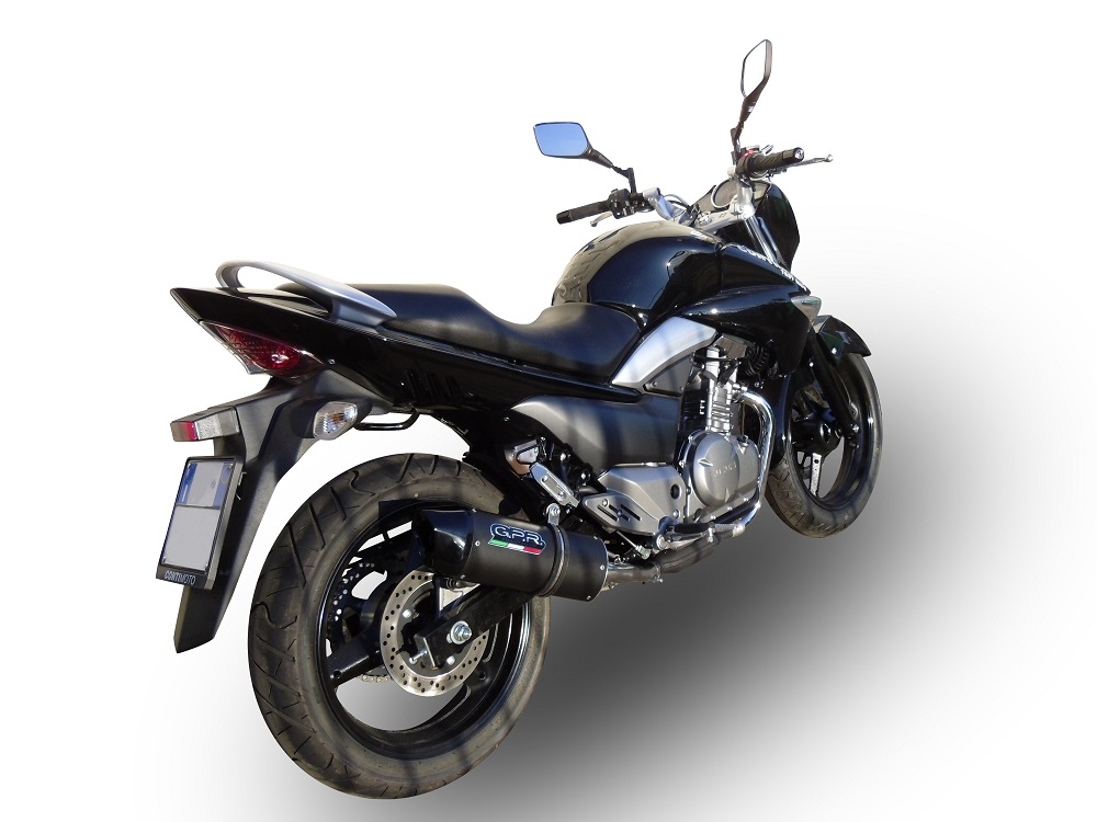 Egzoz ile uyumlu Suzuki Gw 250 F Inazuma 2012-2017, Furore Nero, Homologe sistem Double Susturucu ve özel bağlantı borusu 