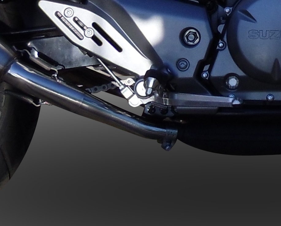 Egzoz ile uyumlu Suzuki Gw 250 F Inazuma 2012-2017, Albus Ceramic, Homologe sistem Double Susturucu ve özel bağlantı borusu 