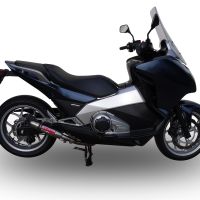 Egzoz ile uyumlu Honda Integra 750 2016-2020, Deeptone Inox, Egzoz yasal, onaylı, çıkarılabilir db killer ve bağlantı borulu susturucu 