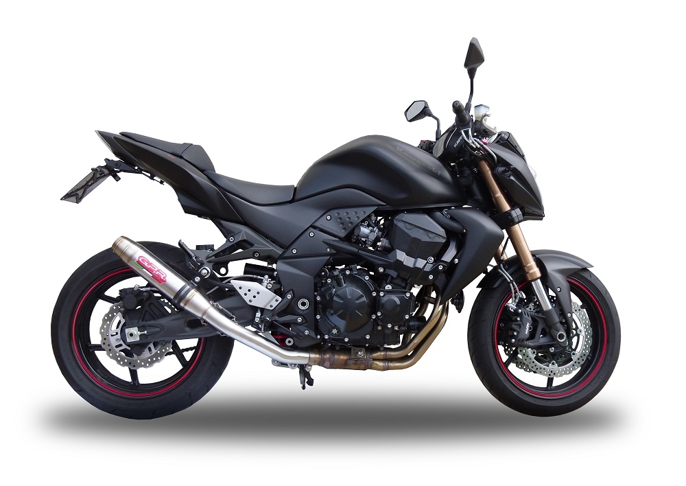 Egzoz ile uyumlu Kawasaki Z 750 - R 2007-2014, Deeptone Inox, Egzoz yasal, onaylı, çıkarılabilir db killer ve bağlantı borulu susturucu 