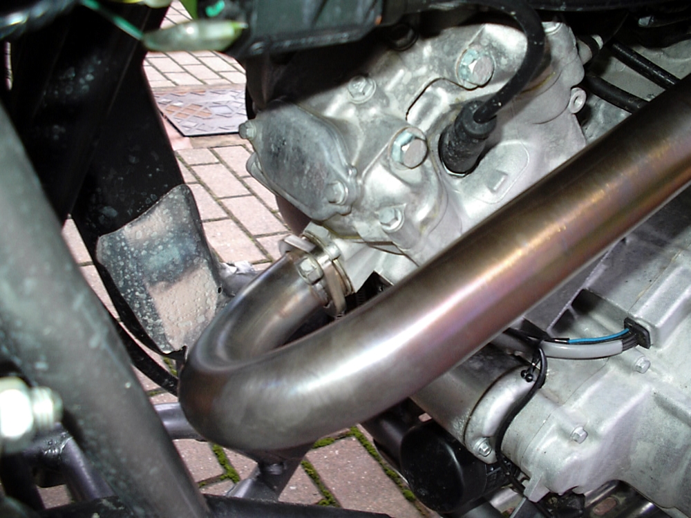 Exhaust compatible with Kawasaki Kfx 700 2004-2011, Deeptone Atv, Homologated legal full system exhaust including dual silencers and removable db killers 