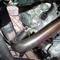 Exhaust compatible with Kawasaki Kfx 700 2004-2011, Deeptone Atv, Homologated legal full system exhaust including dual silencers and removable db killers 
