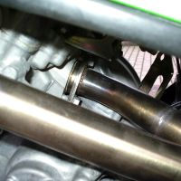 Exhaust compatible with Kawasaki Kfx 700 2004-2011, Deeptone Atv, Homologated legal full system exhaust including dual silencers and removable db killers 