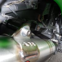 Egzoz ile uyumlu Kawasaki Kfx 700 2004-2011, Powercone Evo, Homologe sistem Tam hat, susturucular artı toplayıcı 