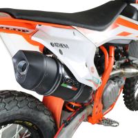 Egzoz ile uyumlu Ktm SX-F 450 2016-2018, Furore Nero, Homologe edilmemiş dbkiller ile yarış sistemi Tam hat, susturucu artı toplayıcı 