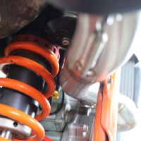 Egzoz ile uyumlu Ktm SX-F 450 2016-2018, Furore Nero, Homologe edilmemiş dbkiller ile yarış sistemi Tam hat, susturucu artı toplayıcı 
