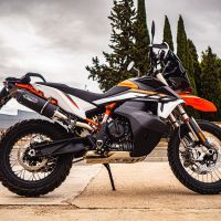 Egzoz ile uyumlu Husqvarna Norden 901 2022-2024, Furore Nero, Yarış Sistemi Susturucu ve özel bağlantı borusu 