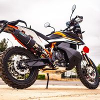 Egzoz ile uyumlu Husqvarna Norden 901 2022-2024, Furore Nero, Yarış Sistemi Susturucu ve özel bağlantı borusu 