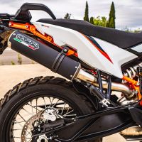 Egzoz ile uyumlu Husqvarna Norden 901 2022-2024, M3 Black Titanium, Egzoz yasal, onaylı, çıkarılabilir db killer ve bağlantı borulu susturucu 