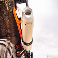 Egzoz ile uyumlu Husqvarna Norden 901 2022-2024, Albus Evo4, Egzoz yasal, onaylı, çıkarılabilir db killer ve bağlantı borulu susturucu 
