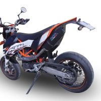 Egzoz ile uyumlu Ktm Smc 690 R 2007-2016, Furore Nero, Onaylanmış ve yasal, çıkarılabilir db öldürücü dahil tam sistem egzozu 