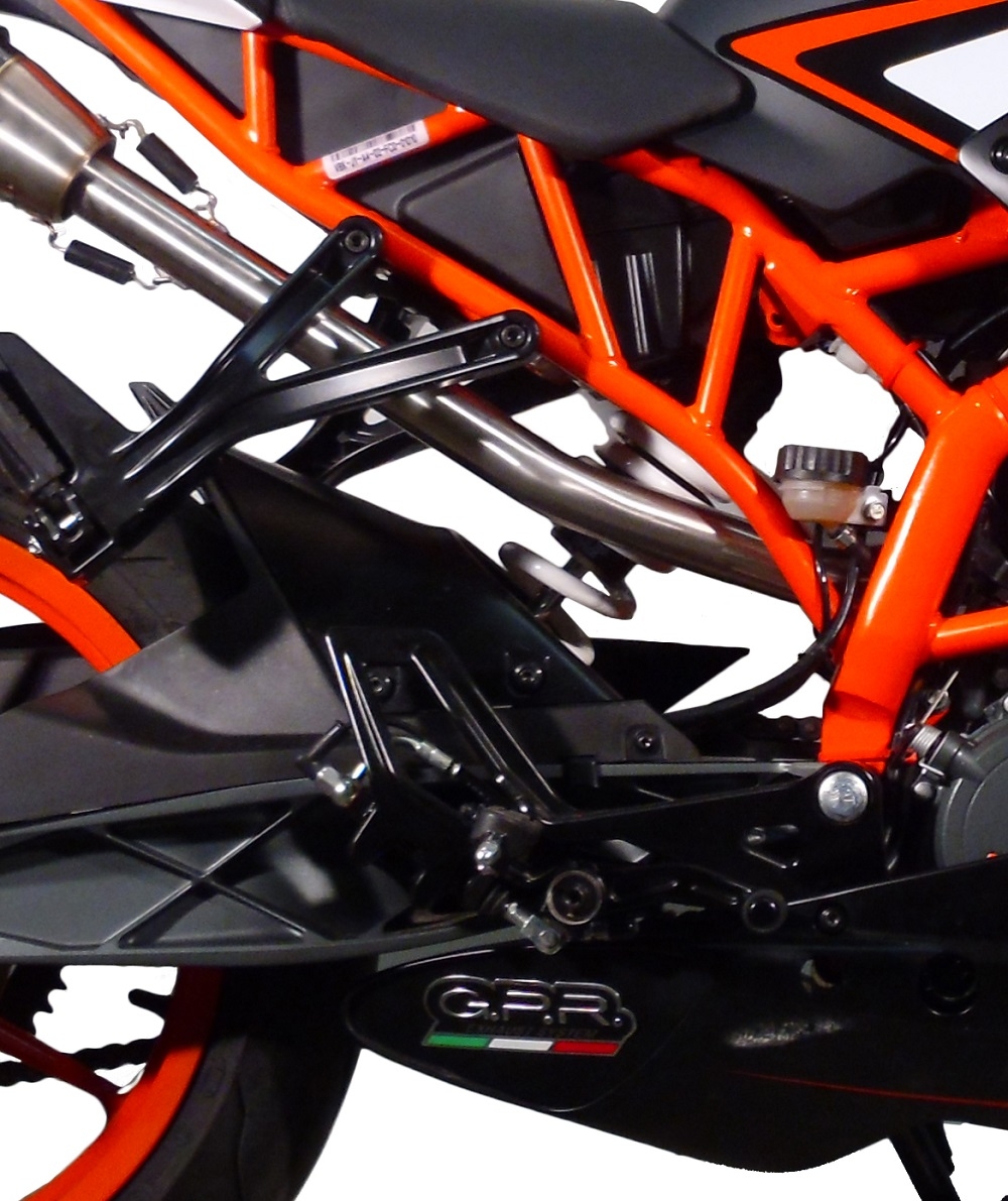 Egzoz ile uyumlu Ktm Rc 125 2014-2016, Albus Ceramic, Egzoz yasal, onaylı, çıkarılabilir db killer ve bağlantı borulu susturucu 