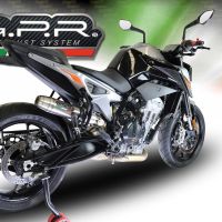 Egzoz ile uyumlu Ktm Duke 790 2017-2020, Deeptone Inox, Egzoz yasal, onaylı, çıkarılabilir db killer ve bağlantı borulu susturucu 