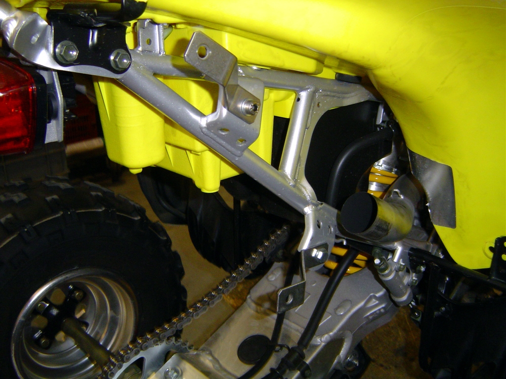 Egzoz ile uyumlu Suzuki Ltz 400 2003-2014, Deeptone Atv, Egzoz yasal, onaylı, çıkarılabilir db killer ve bağlantı borulu susturucu 