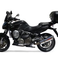 Egzoz ile uyumlu Aprilia Mana 850 Gt 2007-2016, Trioval, Homologe sistem Susturucu artı yarı tam kollektör 