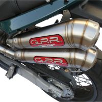 Egzoz ile uyumlu Moto Morini Sport 1200 2008-2010, Powercone Evo, Homologe sistem Double Susturucu ve özel bağlantı borusu 